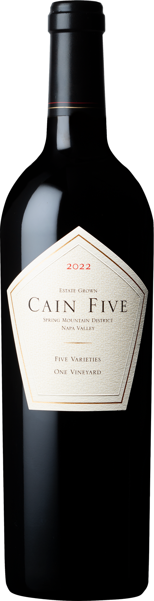Cain Vineyard & Winery Red Blend Cain Five Estate Grown Spring Mountain District Napa Valley 2022
