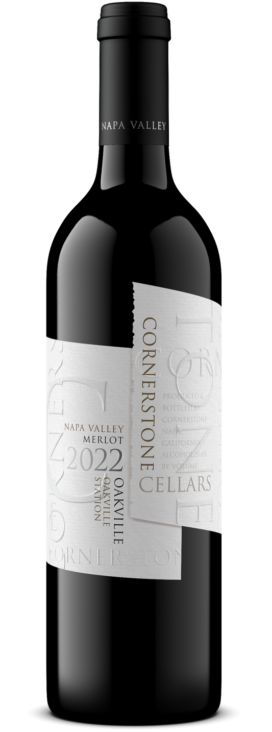 Cornerstone Cellars Merlot Oakville Station Vineyard Oakville Napa Valley 2022